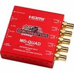 Decimator Design DD-MD-QUAD (DDMDQUAD) Version 3 Decimator 3G/HD/SD-SDI Quad Split, 3G/HD/SD-SDI + HDMI Outputs Decimator Design DD-MD-QUAD (DDMDQUAD) Version 3 Decimator 3G/HD/SD-SDI Quad Split, 3G/HD/SD-SDI + HDMI Outputs